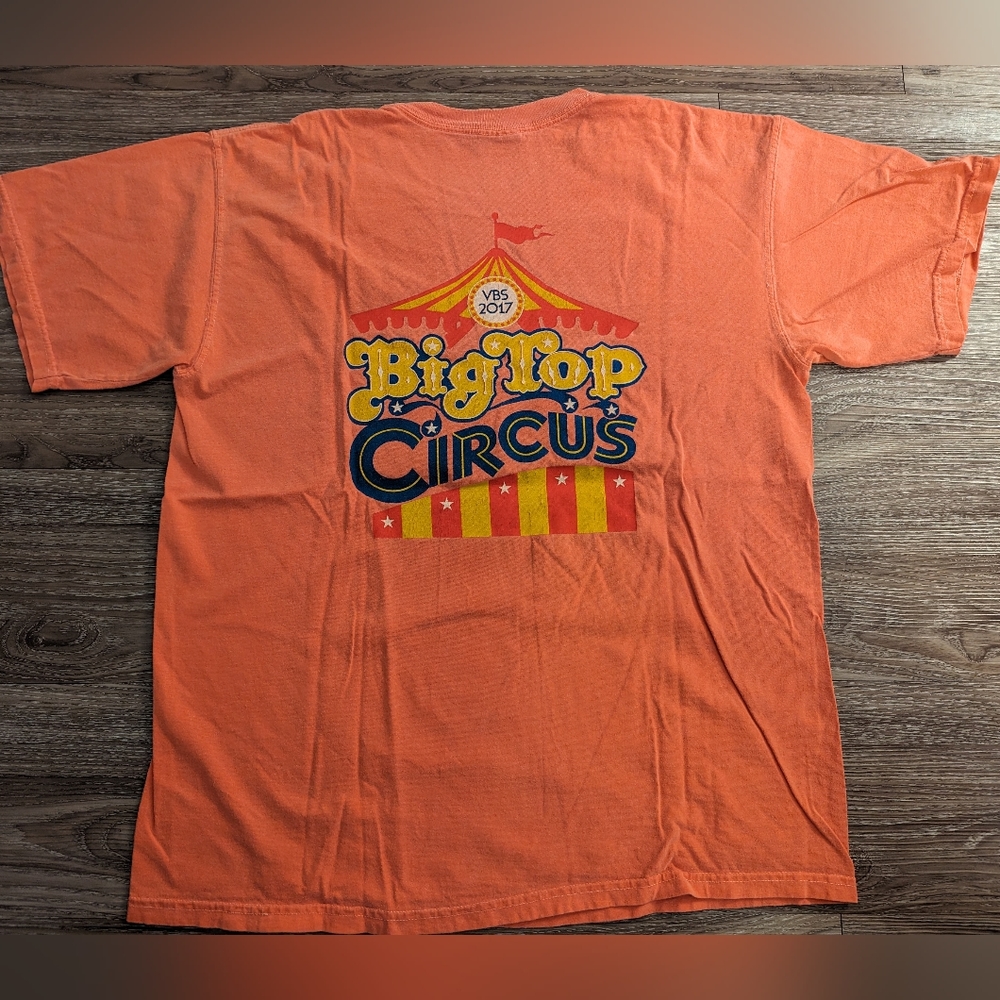 Vintage style circus graphic t shirt
